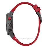 CHRIST VERRA Velocity Chrono CV 12254G-36 BLK/RED Men's Watches Red Black Rubber Strap